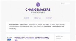 Desktop Screenshot of changemakersvan.com